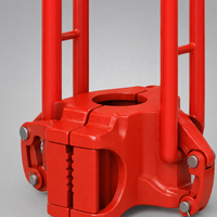 Elevateur de collier de forage API Spec 8C pour plateformes de forage pétrolier et gazier, capacité de levage de 150 tonnes, outils de service et de réparation de puits