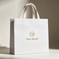 Sacs d'emballage Ching TA, sacs de shopping en papier spécial avec feuille d'argent pour l'emballage de bijoux de luxe, sac cadeau en papier