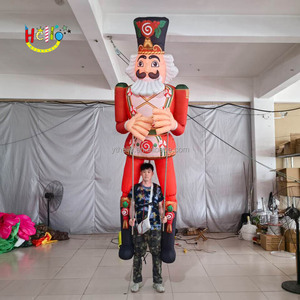 Costume de marche gonflable de défilé de Noël marionnette gonflable de casse-noisette avec la lumière menée - Product Image 1