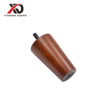 Kaki Meja Kayu Solid Natural Finish XUDAN, Kaki Pengganti Runcing untuk Sofa, Ottoman, Tempat Tidur, Lemari TV, Bufet, Meja Rias