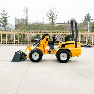 H180 avrupa küçük Mini kompakt 4 çekişli mafsallı ön uç traktör 1 Ton Mini kepçe - Product Image 2