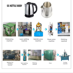 Paslanmaz çelik su ısıtıcısı üretim hattı su ısıtıcısı <span class=keywords><strong>test</strong></span> makinesi için ev aletleri fabrikası One-stop kurulması - Product Image 5