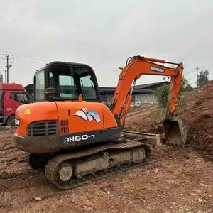 Mini machines de terrassement originales Doosan DH60-7/DH60/DH75 Mini pelle d'occasion Assurance qualité Excavatrice à prix réduit par les pairs - Product Image 1