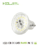 Spot LED GU10 3W à haute luminosité, encastré, pour l'éclairage domestique et hôtelier, certifié CE CB, spot à CRI élevé
