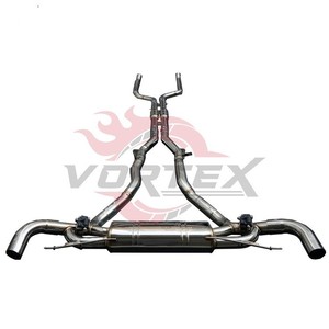 Système d'échappement en acier inoxydable Vortex Performance G07 X7 M50i M60i 4.4T Catback avec embouts de silencieux polis miroir 1,5 mm - Product Image 6