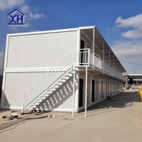 Maison conteneur en acier de 40 pieds certifiée CE, maison préfabriquée modulaire moderne pour dortoirs étudiants, bureaux et hôtels, conception respirante