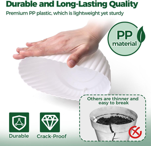 TGYW Durable Plastic Self-Watering Indoor <strong>Plant</strong> Pots for Flowers and Succulents - Product Image 4