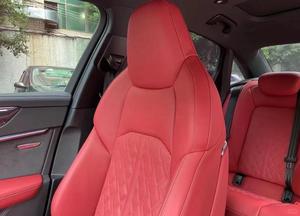 Sièges de voiture électriques améliorés pour Audi, cuir rouge matelassé, sièges confortables et élégants - Product Image 4