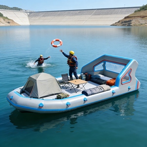 Isola Galleggiante Gonfiabile per Yacht e Casa Galleggiante, Ideale per Vacanze al <span class=keywords><strong>Lago</strong></span> e Relax - Product Image 1