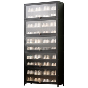 <span class=keywords><strong>Meuble</strong></span> <span class=keywords><strong>à</strong></span> chaussures autoportant haut de gamme en bambou, <span class=keywords><strong>design</strong></span> moderne, intégré, <span class=keywords><strong>pour</strong></span> couloir extérieur étroit, usage domestique, multi-niveaux - Product Image 5