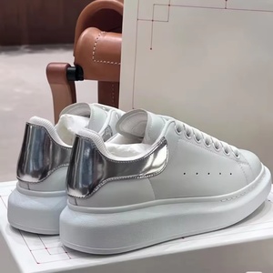 Luxury Designer Shoes Women High Quality Mqqueen White Mesh Fashion <b>Sneakers</b> Sports Shoes Platform Anti-Slippery Walking Shoes - Product Image 1