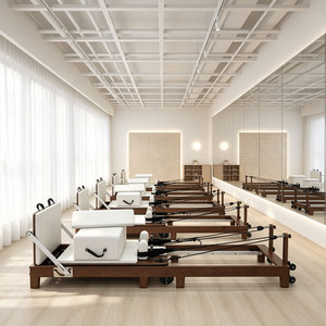 Vente en gros de <span class=keywords><strong>Reformer</strong></span> Pilates pliable haut de gamme, <span class=keywords><strong>machine</strong></span> de fitness pour salle de sport, <span class=keywords><strong>Reformer</strong></span> Pilates pliable en bois de noyer pour studio - Product Image 1