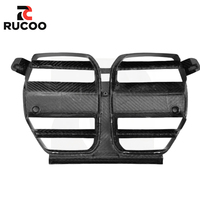 Parrilla Delantera de Fibra de Carbono Seca de Una Pieza ST para BMW G80 M3 G82 G83 M4, Reemplazo de Encaje de Fábrica para Parrilla Delantera Street Track Builds