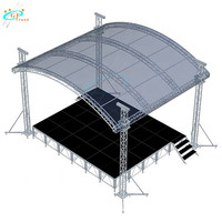 Estructura de exhibición de iluminación, armazón de espiga de aleación de aluminio para eventos, bodas, actuación de DJ