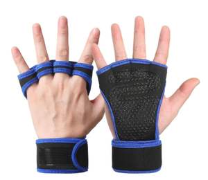 Guantes de Entrenamiento Antideslizantes para Levantamiento de Pesas, Guantes de Gimnasio con Soporte para la <span class=keywords><strong>Palma</strong></span>, Equipo de Fitness para Hombres y Mujeres - Product Image 6