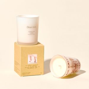 Home Fragrance Soy Wax Reed Diffuser Scented <strong>Candle</strong> Handmade Luxury Aromatherapy Smokeless Cement Jar 40-60 Hours Christmas - Product Image 1
