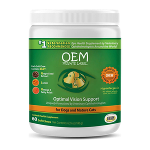Private Label <span class=keywords><strong>Cat</strong></span> Dog Soft mastica integratore Senior per la salute del cervello degli occhi migliorare la cognizione Omega 3 acidi grassi calmanti mastica morbida - Product Image 1