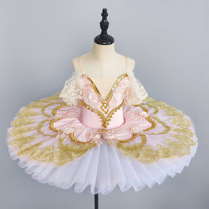 <span class=keywords><strong>Jupe</strong></span> de ballet professionnelle pour enfants, tutu de ballet pour fille, variation Million Clown, robe de spectacle Petit Cygne - Product Image 2