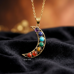Natural Multi Color Stones Pendant Wholesale Pendants for Sale Semi-Precious 7 Chakra Necklace From Exports India - Product Image 1