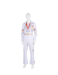 Conjunto de Disfraz PINCE para Hombre, para Adultos, Actuaciones en Escenario, Disfraz de Elvis, Inspirado en Películas y Televisión, Poliéster, Disponible - Product Image 4