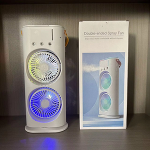 Ventilateur de climatisation rechargeable à bas prix avec télécommande, <span class=keywords><strong>brumisateur</strong></span> et humidificateur pour usage extérieur, voiture et bureau - Product Image 4