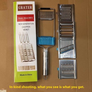 Multifunctional Stainless Steel Kitchen <b>Stand</b> Manual <b>Vegetable</b> Cutter and Potato Shredder Metal Tool - Product Image 2