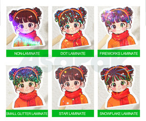 สติกเกอร์ติดหลอดแก้วเกรดอาหารแบบกำหนดขนาดได้หลายขนาด พร้อมดีไซน์กันน้ำแบบโฮโลแกรม สำหรับบรรจุภัณฑ์ขนมและอาหาร - Product Image 5