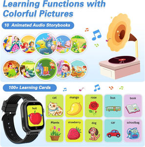 Nouveaux produits D15 enfants montre intelligente avec 32 jeux amusants <span class=keywords><strong>livre</strong></span> <span class=keywords><strong>audio</strong></span> meilleurs cadeaux pour garçons et filles sans carte Sim Smartwatch - Product Image 3