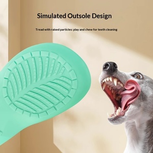 Köpek Oyuncağı Sesli Lateks Terlikler, Köpekler, Yavrular ve Büyük Irk Köpekler için Isırmaya Dayanıklı, Kendini Rahatlatan - Product Image 3