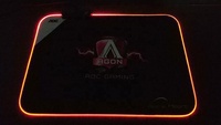 Mouse Pad Gaming Kulit PU Premium Ergonomis Trendy dengan Lampu RGB 15W dan Pengisian Daya Nirkabel Cepat, Ukuran Ekstra Besar, Laris Terjual