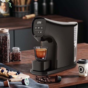 Cafetera de Cápsulas Winning Star, 1200W, Pantalla Táctil, Tanque de Agua de 1.2L, Negra - Product Image 2