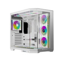 Jungle Leopard AS-01 Full Tower ATX Case SPCC/ABS Reinforced Glass 420mm Extra Long GPU Support Magnetic Dust Screen Fan Metal