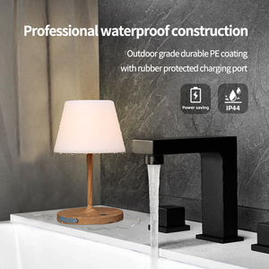 Modern Simple Rechargeable Waterproof Shower <strong>Lamp</strong> Table Light <strong>for</strong> Reading <strong>Room</strong> Bedside <strong>Living</strong> <strong>Room</strong> <strong>Battery</strong> Operated <strong>Lamps</strong> IP44 - Product Image 2