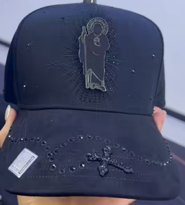Nouvelle conception Casquette I'm a Star Rico avec doublure en satin, broderie scintillante, casquette de sport, visière ornée de 5 strass, casquette de baseball Gorras, chapeau Rico. - Product Image 3
