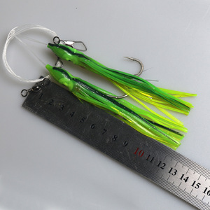 Señuelo de pesca de pulpo y calamar, cebo blando de silicona, anzuelo biónico para pesca en barco, señuelo de agua salada YJ-L-95 - Product Image 4