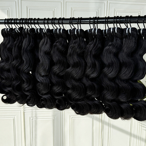 ผมต่อแบบ Body Wave แท้ 100%  นุ่มฟู หนาแน่น สีธรรมชาติ คุณภาพสูง - Product Image 5