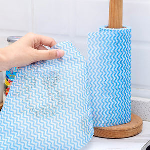 Chiffon non tissé jetable torchons de cuisine essuie-tout en <span class=keywords><strong>papier</strong></span> torchons à vaisselle imprimés personnalisés - Product Image 5