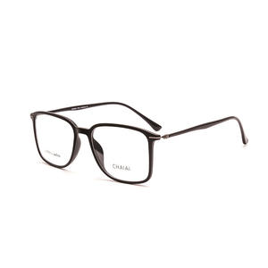 Montures de lunettes rectangulaires ChaiAi, monture complète, anti-lumière bleue, grande taille pour hommes, verres en acrylique 7026 - Product Image 1