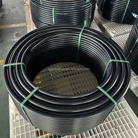 Tuyaux d'irrigation flexibles noirs en PEHD, vente directe usine, tubes d'eau potable en PE pour l'agriculture et les exploitations agricoles