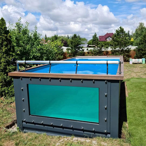 Piscina prefabricada de fibra de vidrio para exteriores, contenedor de envío de 20/30/40ft, superventas - Product Image 3