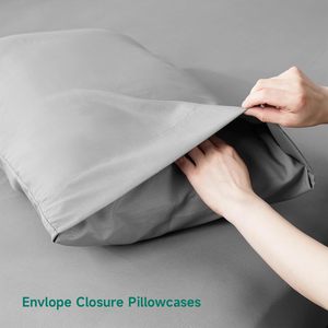4 Piece Cooling Sheets Luxury Bedding Sheets Deep Pocket Bed Sheets Set For Hotel