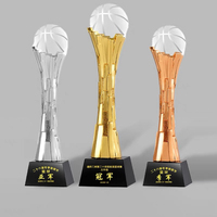 Trophées MH-NJ055 or argent Bronze personnalisé compétition Sport cristal verre trophées de billard pour cadeaux souvenirs