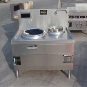 Cuisinière à induction en acier inoxydable à tête unique 15KW équipement de cuisine commerciale à queue unique pour la cuisson des aliments pour les cuisines - Product Image 1