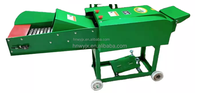Hacheur d'ensilage Machine déchiqueteuse pour ferme Coupe-paillettes de maïs électrique Hachoir d'herbe Broyeur d'alimentation
