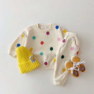 Conjuntos de Ropa para Bebés Recién Nacidos de Otoño, 2 Piezas, Suéter con Puntos para Niñas, Conjunto de Ropa Infantil Informal al por Mayor 203 - Product Image 1