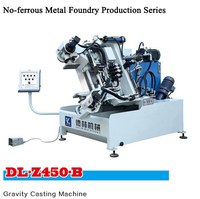 Machine de coulée par gravité de fonderie de métaux non ferreux pour poignées de porte de robinet en zinc en laiton matériel de plomberie