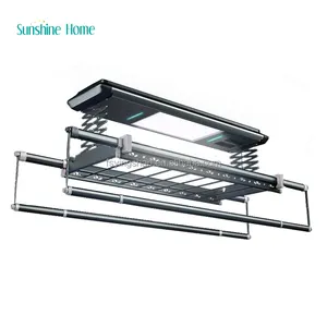 OEM electric clothes drying rack ceiling wall mount clothes line