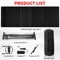 Tapis de luminothérapie rouge SHINE ERA - Magique Power 660/850nm, soulagement de la douleur, 1440 LED, thérapie complète du corps et du visage, pour usage domestique