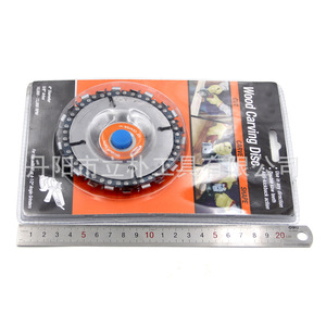 Wood Carving Disc 4-Inch 22-Tooth Chain Saw Blade For <b>Angle</b> <b>Grinder</b> Woodworking Cutting Shaping - Product Image 1