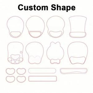 Wholesale Mat for Promotional Office Business Gifts Custom Logo Printed Mousepads Blank Mouse Pads With Wrist Rest - Product Image 5